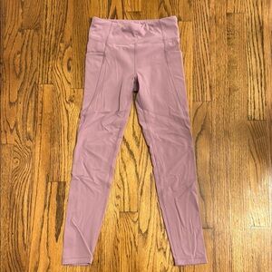 Athleta Girl Stash Your Treasures Mauve Leggings